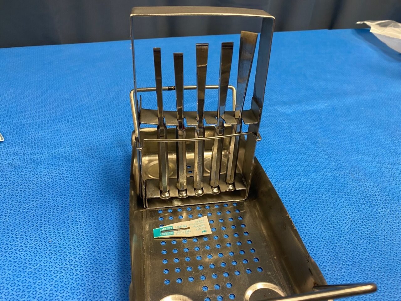STILLE  Set of 5 Hoke Osteotomes w/ Case