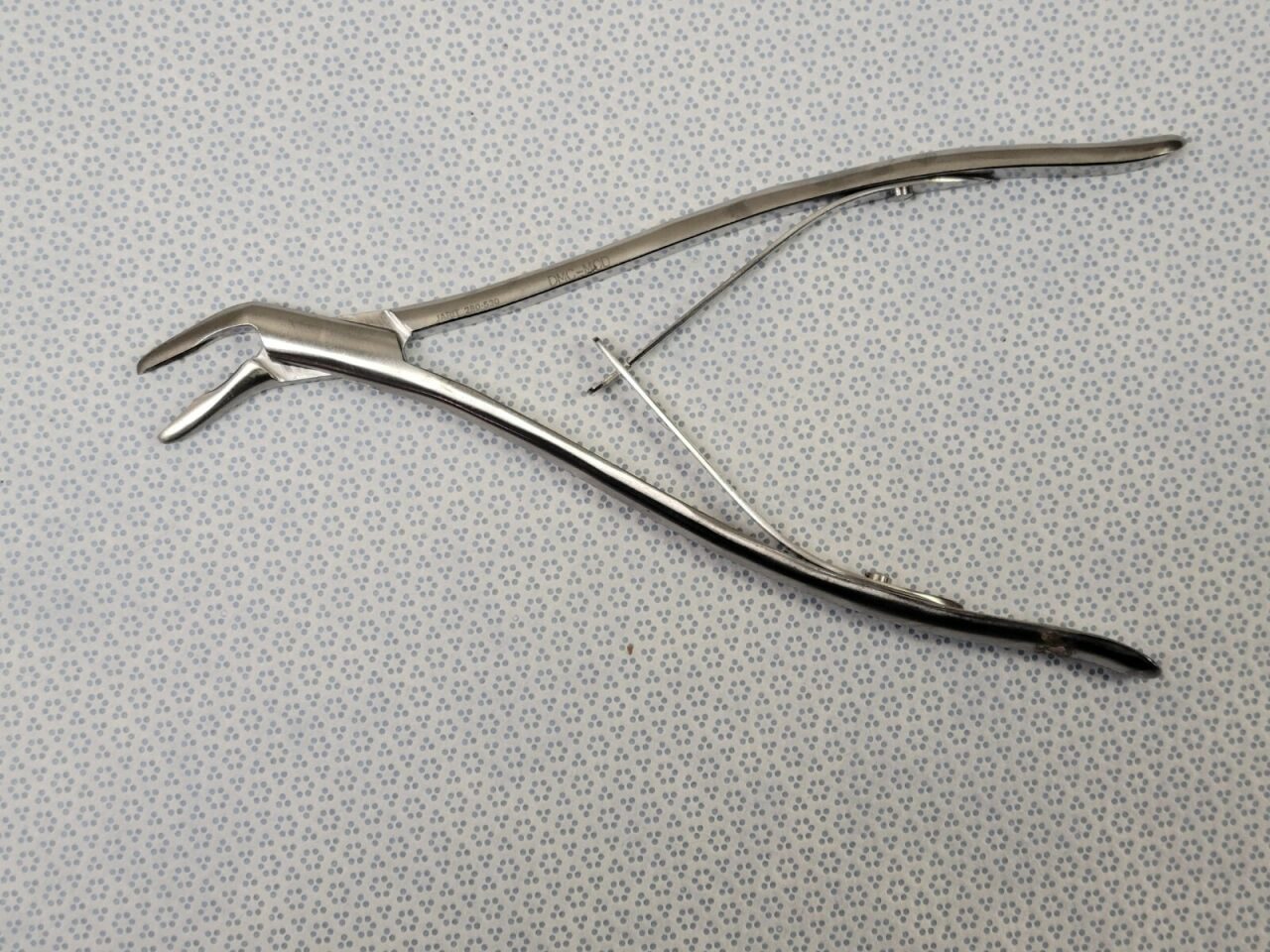 JARIT 280-530 Stookey Cranial Rongeur Angled 3.6mm x 12mm Bite 7-3/8"