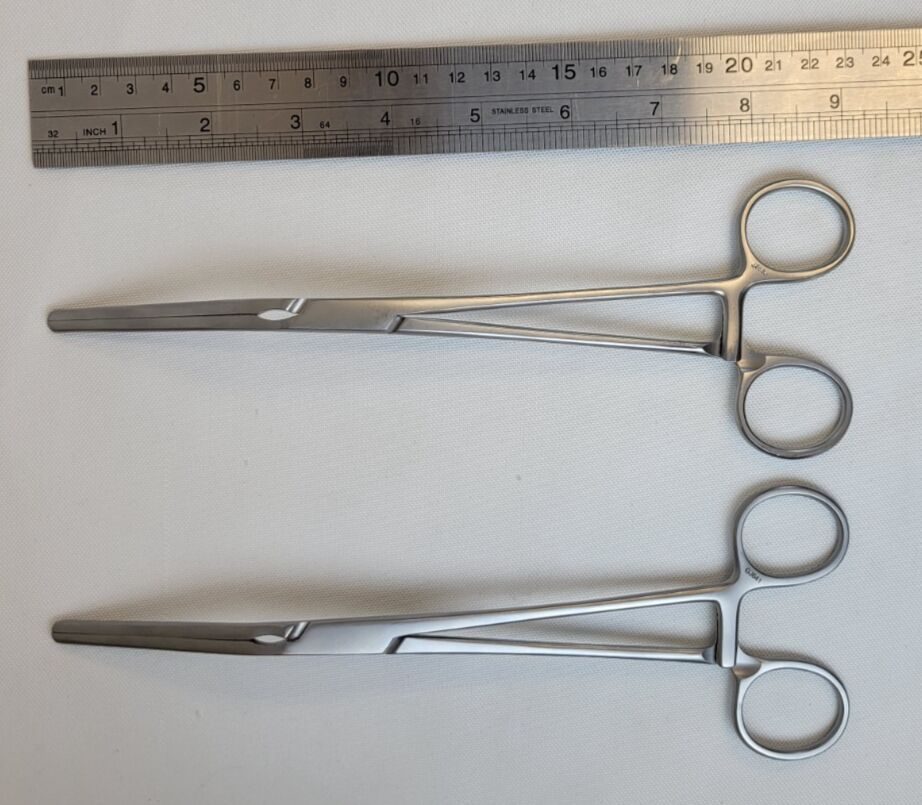 JARIT 325-141 Set of 2 Glassman Intestinal Clamp, Cardio-Grip, 25deg Angle, 9-1/4" — photo 9