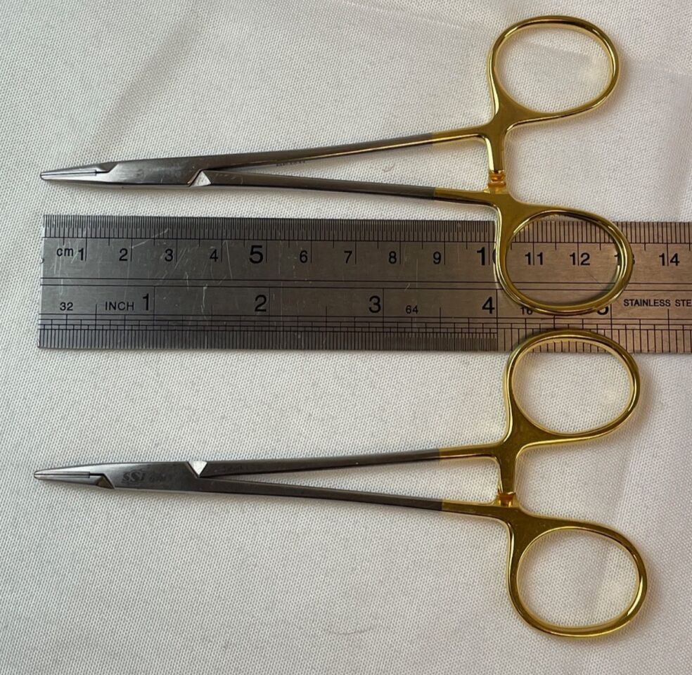 SSI ULTRA 32415 Halsey Needle Holder Smooth T/C Inserts — photo 6