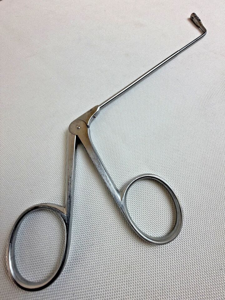 KARL STORZ 650222 Double Spoon Forceps Horizontal Opening 70° Upturned 13cm — photo 4