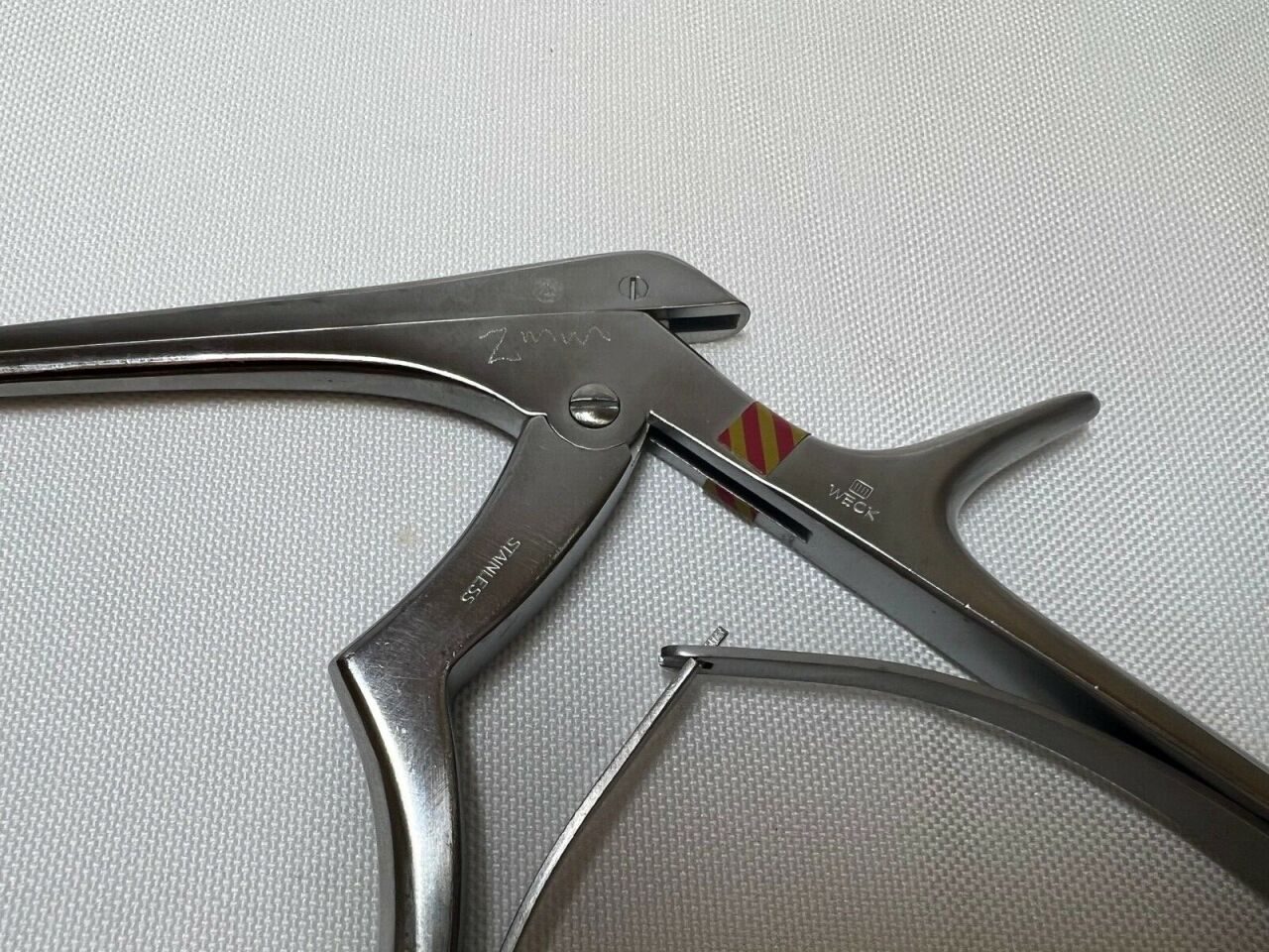 WECK 388317 Kerrison Rongeurs 6" X 40deg Up Bite 2mm & 3mm Lot of 2 Kerrison Rongeurs 6" X 40deg Up Bite 2mm & 3mm Neurology — photo 2