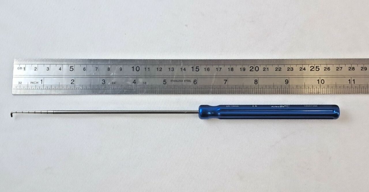 ARTHREX AR-10000 Arthroscopic Hook Probe 5.4mm Tip 5mm Markings — photo 5