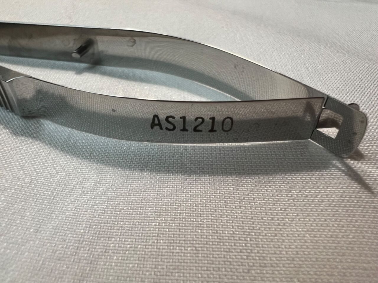 ACCUTOME AS1210 Castroviejo Corneal Scissors Curved Right 13mm Blades 4" Length — photo 3
