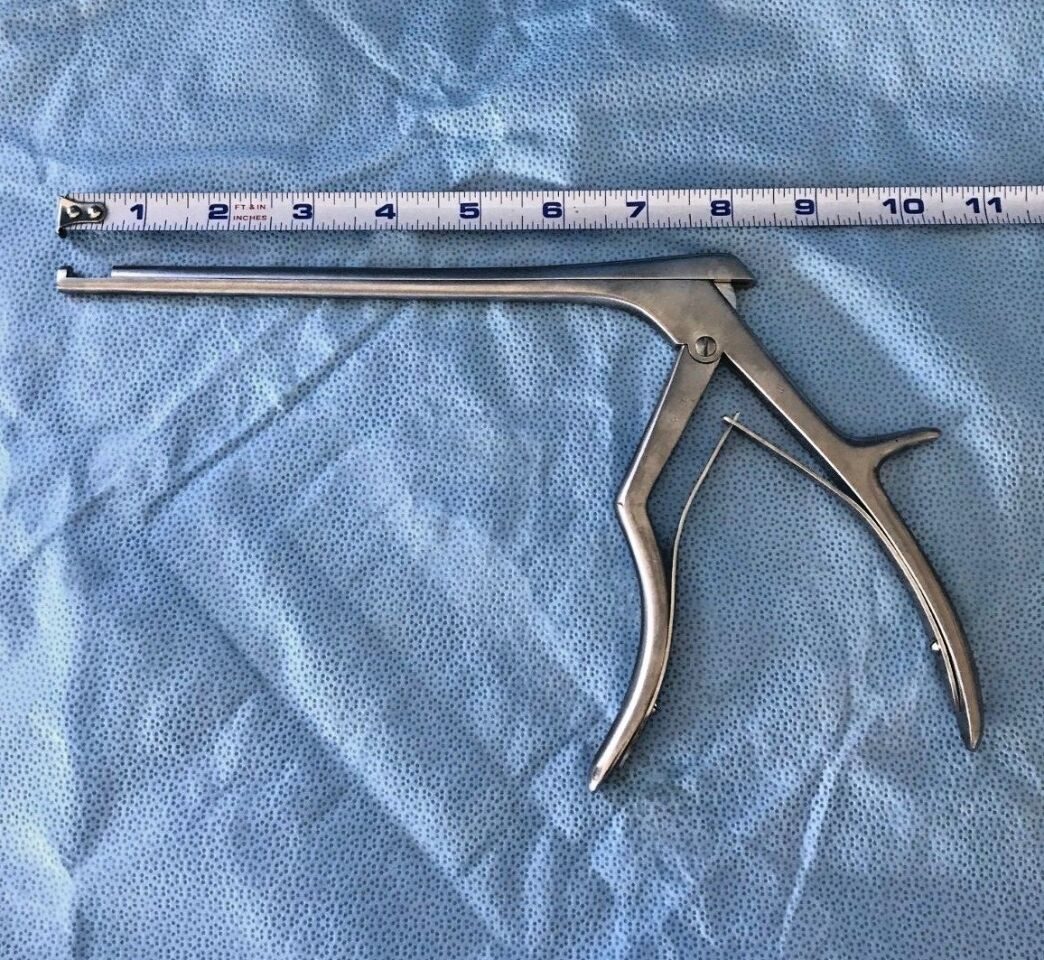 RICHARDS 28-2605 5mmX90deg Down Kerrison Rongeur 8" (20.3cm) Spine — photo 9