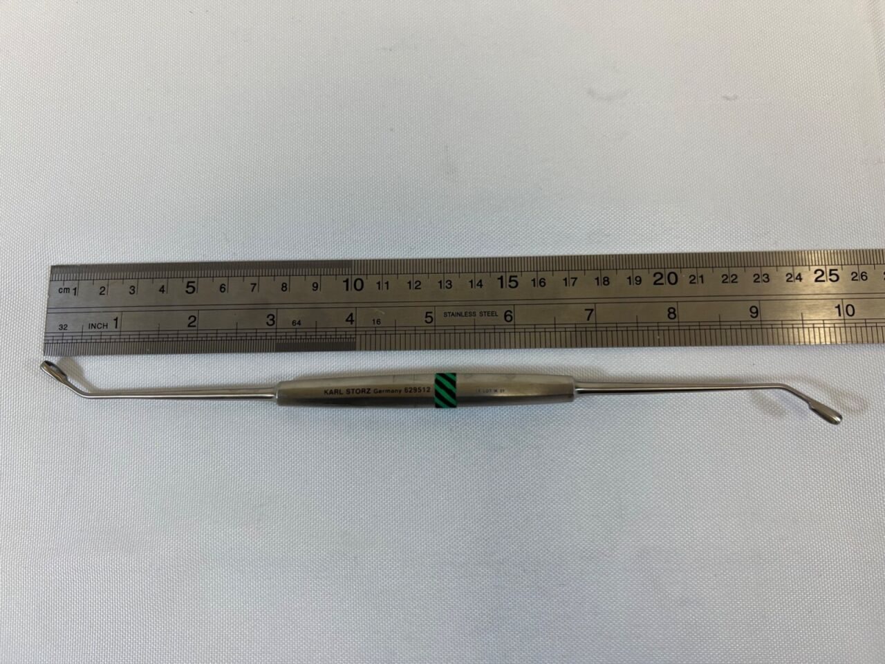 KARL STORZ 629512 HALLE Antrum Double-Ended Oval Curette 24.5cm — photo 6
