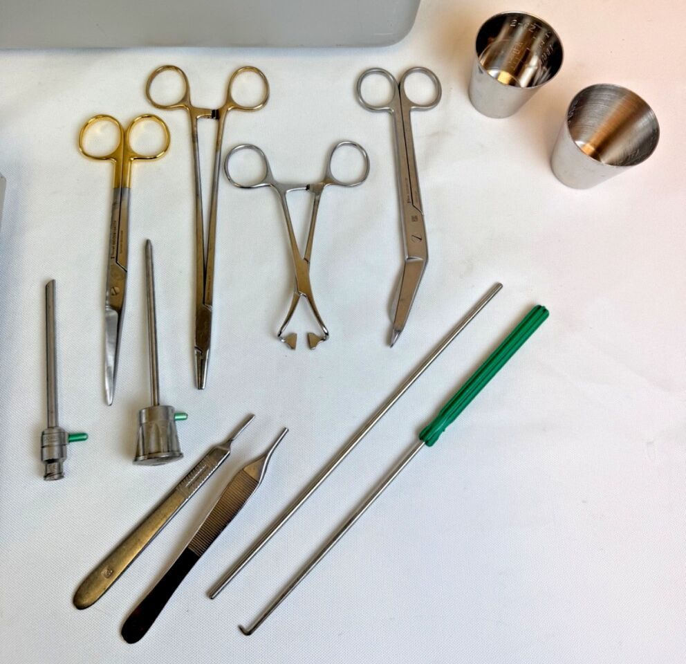 VARIOUS  13 Piece Concept Linvatec Shutt Arthroscopy Biter Punch Set w/ Extras & Tray — photo 2