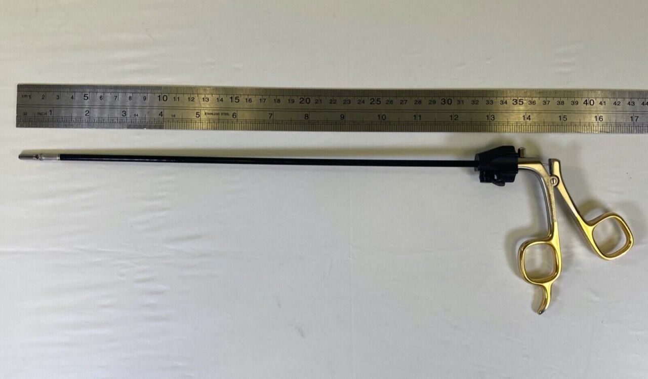 SNOWDEN-PENCER 90-3004 Diamond Jaw 5mm x 32cm Blunt Nose Laparoscopic Grasper — photo 10