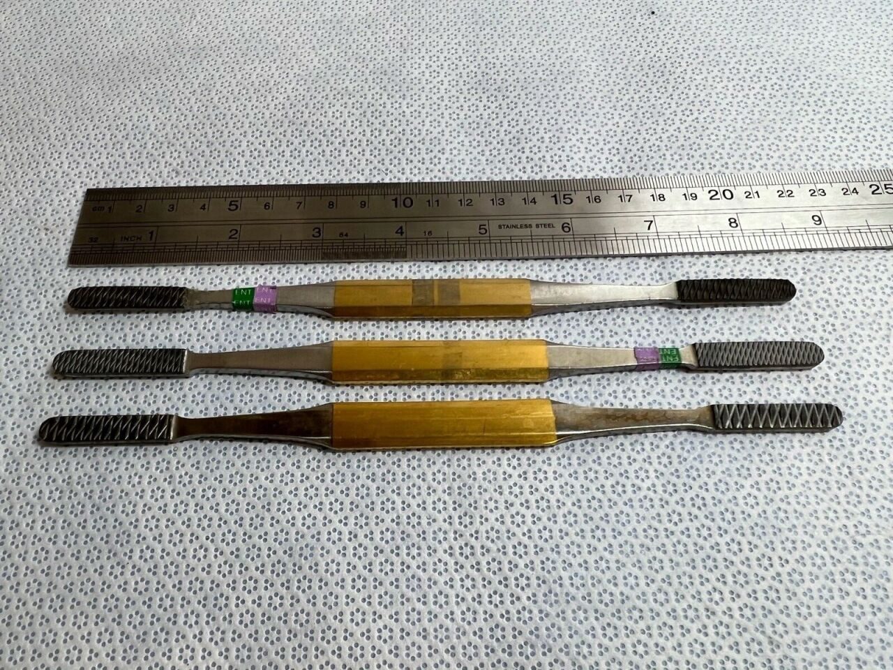 SYMMETRY SURGICAL SSI Ultra Symmetry Set of 3 Tungsten Carbide Rasps Surgical ENT — photo 4