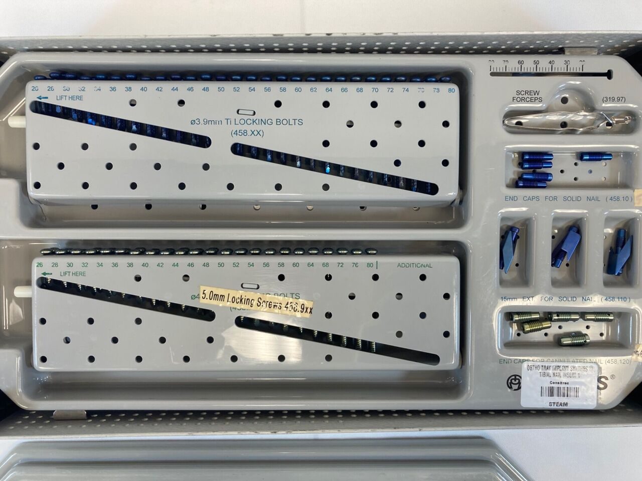 SYNTHES Various TI Tibial Nail Insertion and Locking Set — photo 7