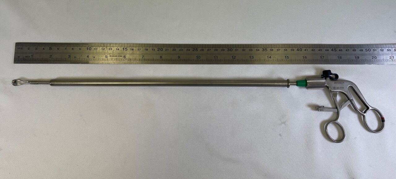 ACCESS SURGICAL 38-1003R 10mm x 38cm Ratcheting Babcock Grasper Forcep — photo 8