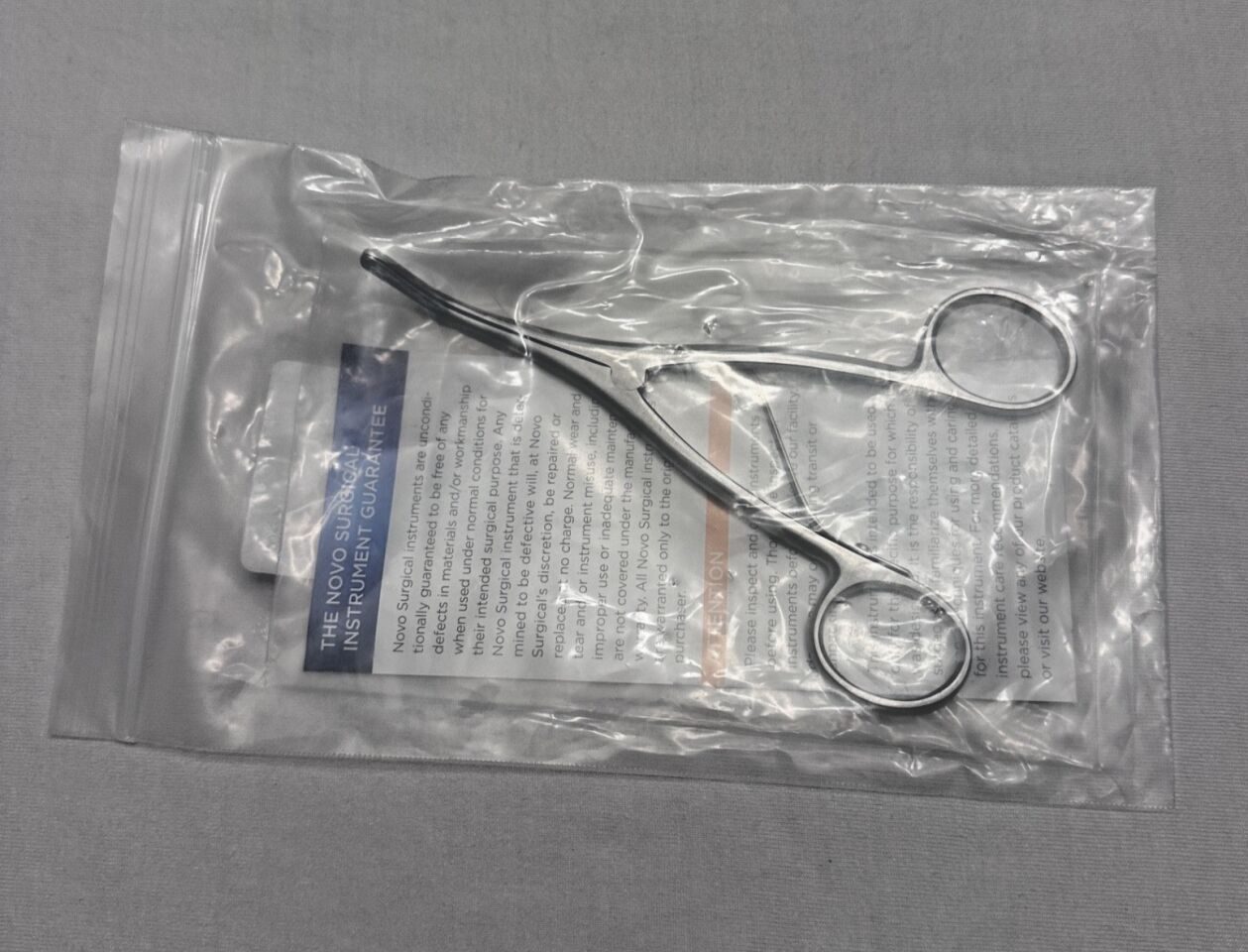NOVO SURGICAL E8477-13 Trousseau Tracheal Dilator Dual-Bladed Curved Adult 5 1/2in
