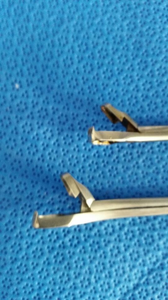 MILTEX 30-1486 Wittner Uterine Biopsy Forceps Curved Left Lot of 2 — photo 2