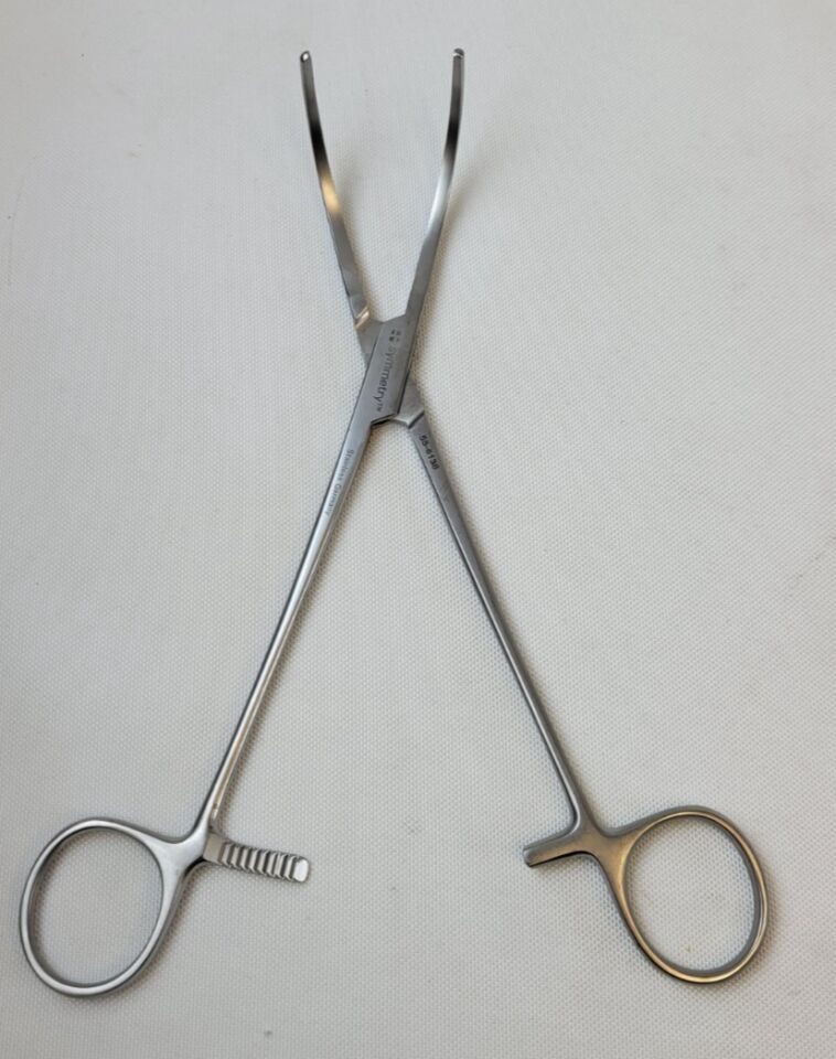 SYMMETRY SURGICAL 55-6138 Set of 2 Curved Occlusion Clamp Curved Jaws 8-1/4" — photo 7