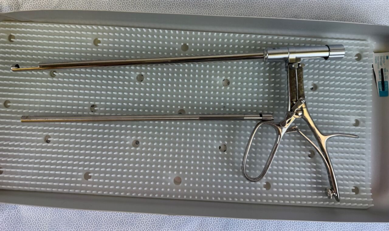 R. WOLF 8385 Morcellator Tissue Punch / Removal Forcep Tray OBGYN Laparoscopy — photo 1
