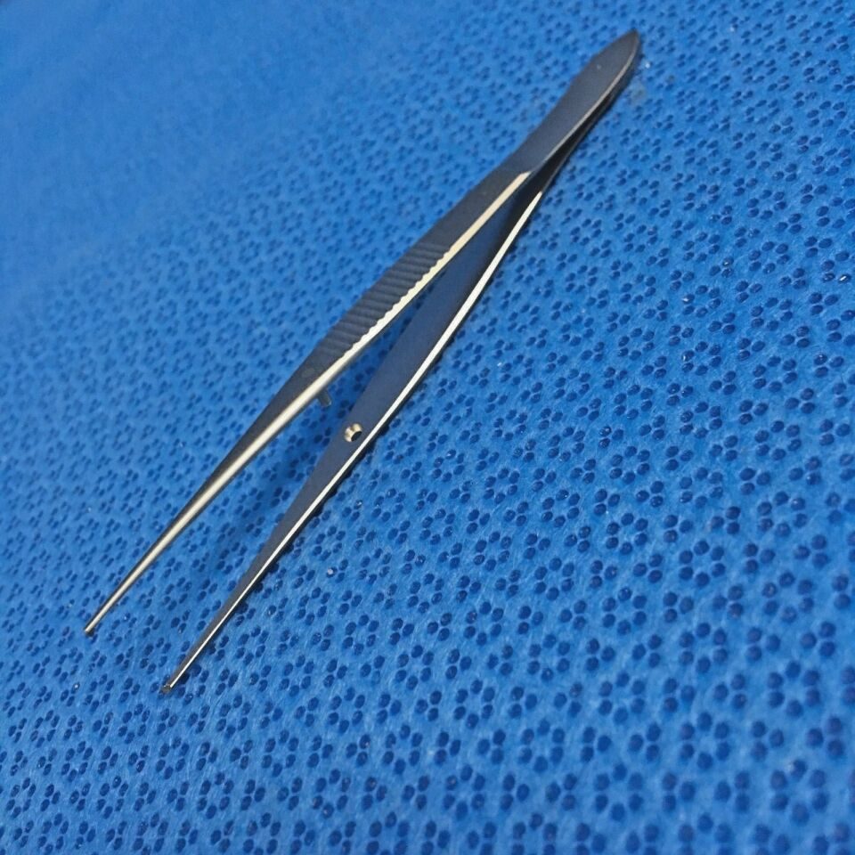 AESCULAP BD500R Delicate Tissue Forcep 1X2 Teeth 100MM — photo 2