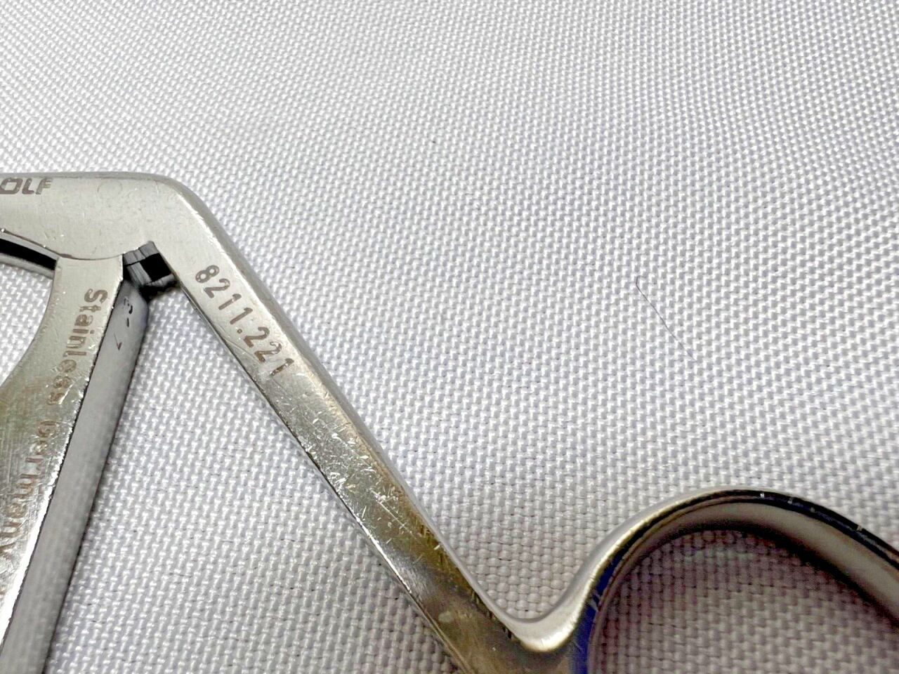 R. WOLF 8211.221 Left Curved Nasal Scissors 100mm — photo 5