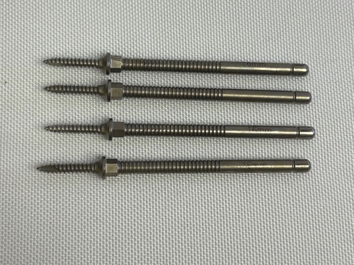 SSI ULTRA Distraction Pin 12mm 14mm 16mm 18mm Self Drilling 16 Piece Distraction Pin Set w/ Case — photo 6
