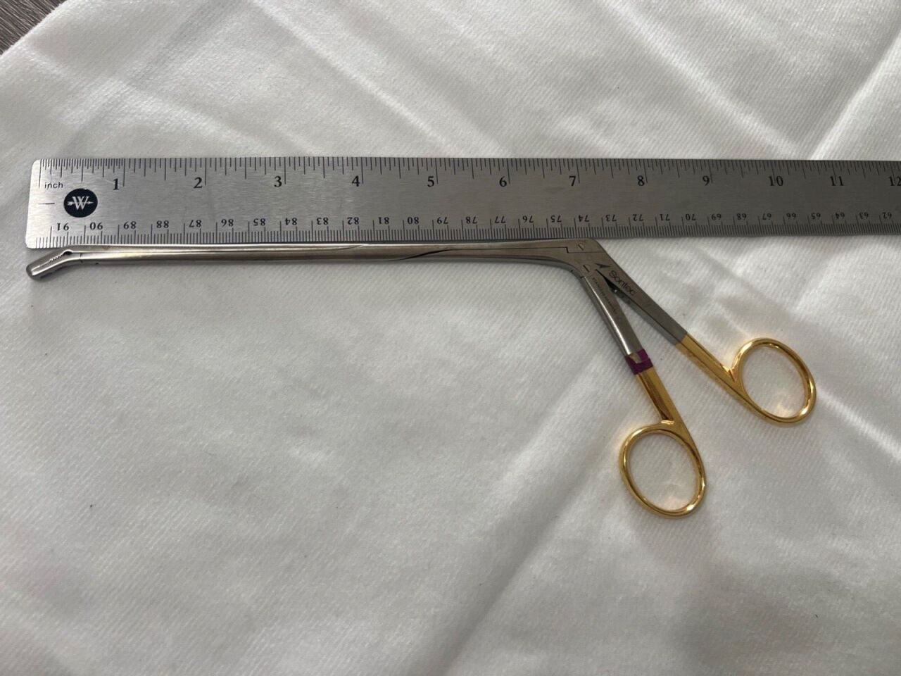 SONTEC Ronguer Down Angle 7" Length Laparoscopic Fenestrated Intervertebral Disc Rongeur Down Angle — photo 5