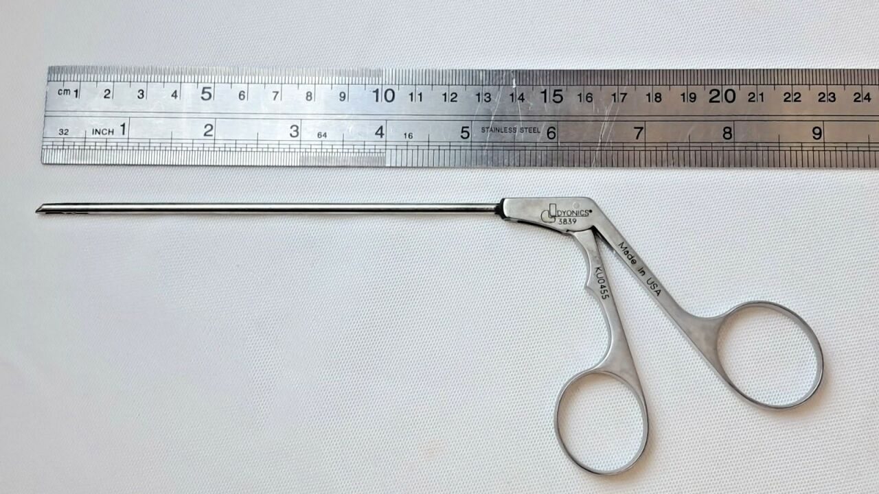 SMITH & NEPHEW DYONICS 3839 Basket Forceps Punch Straight 130mm Arthroscopy — photo 6