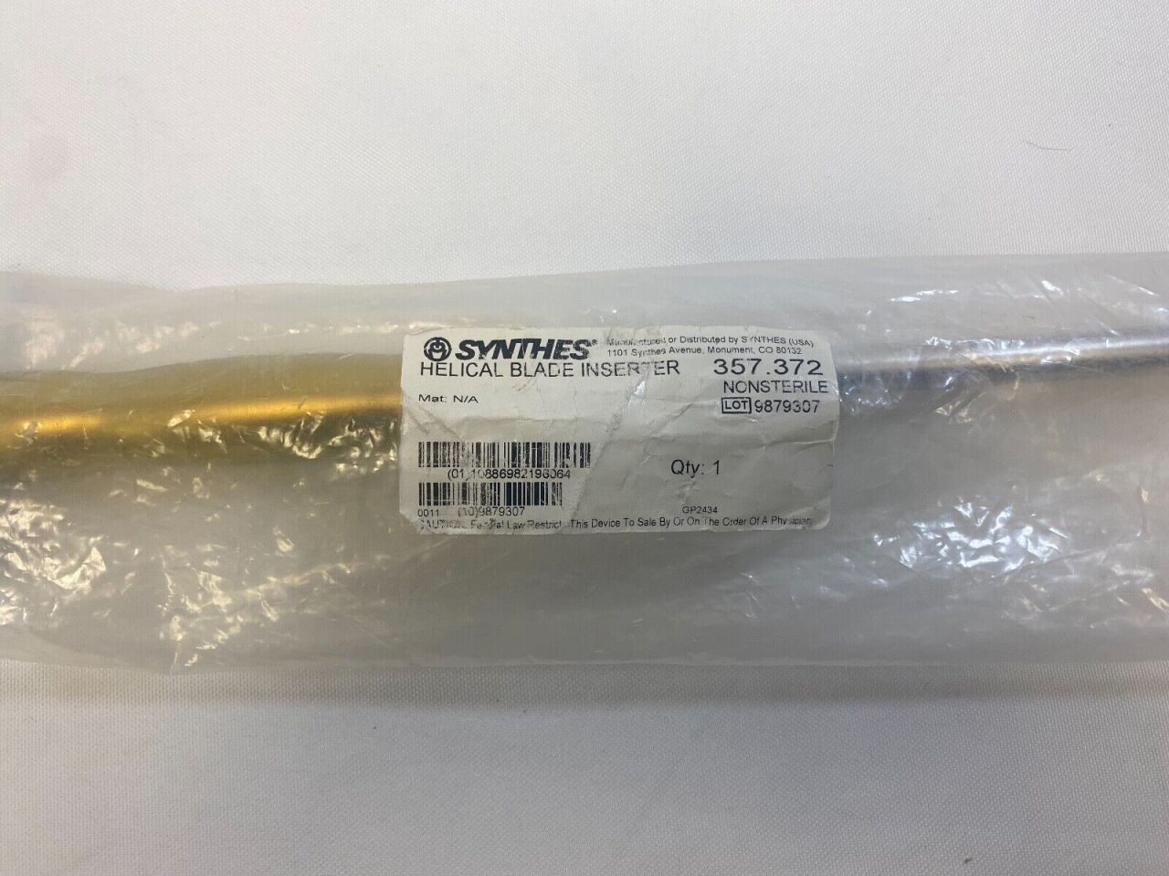 SYNTHES 357.372 Helical Surgical Blade Inserter — photo 2