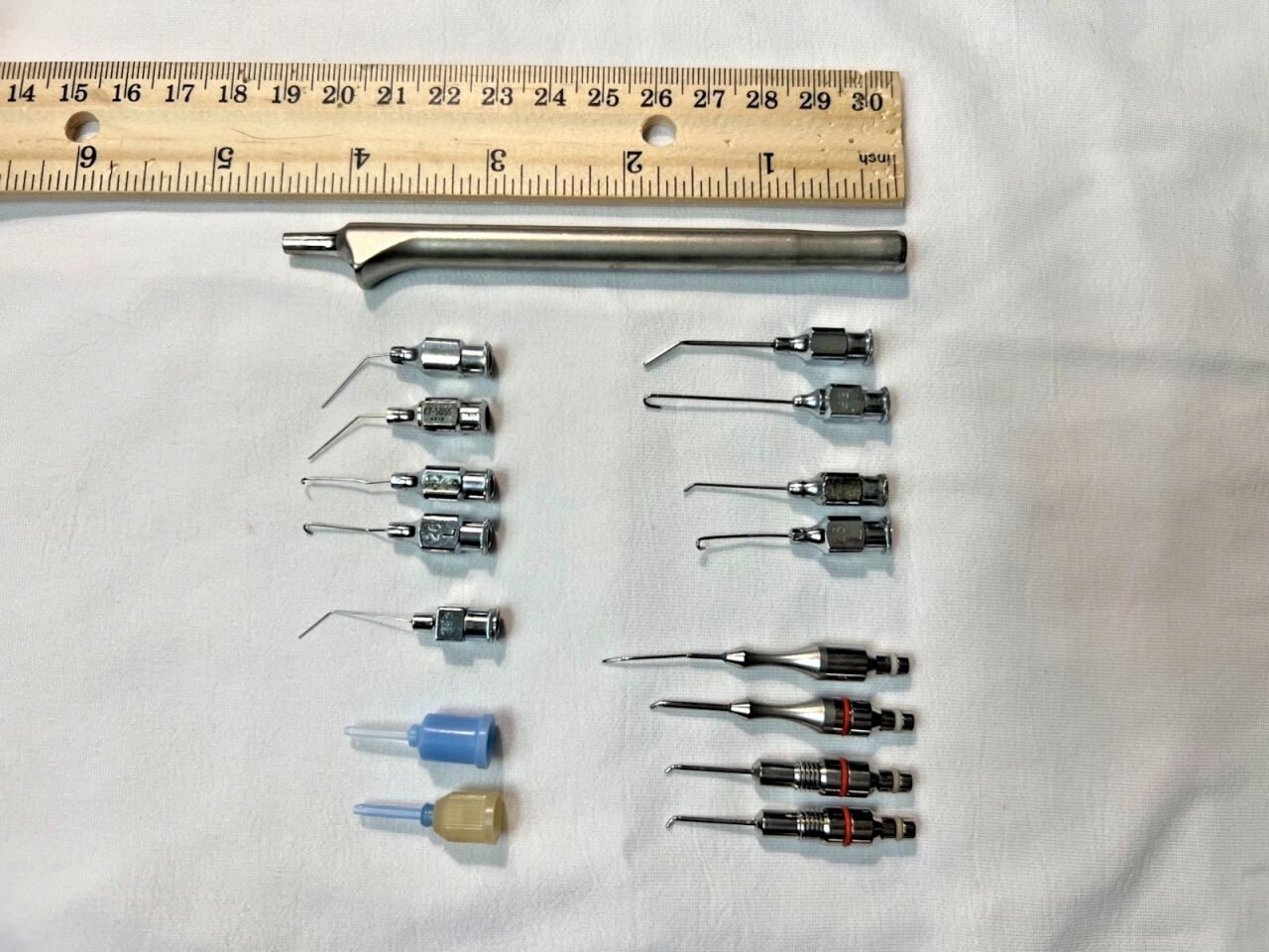 Lot of 16 Ophthalmic Irrigation/Aspiration Handpiece, Gauges & Accessories — photo 8