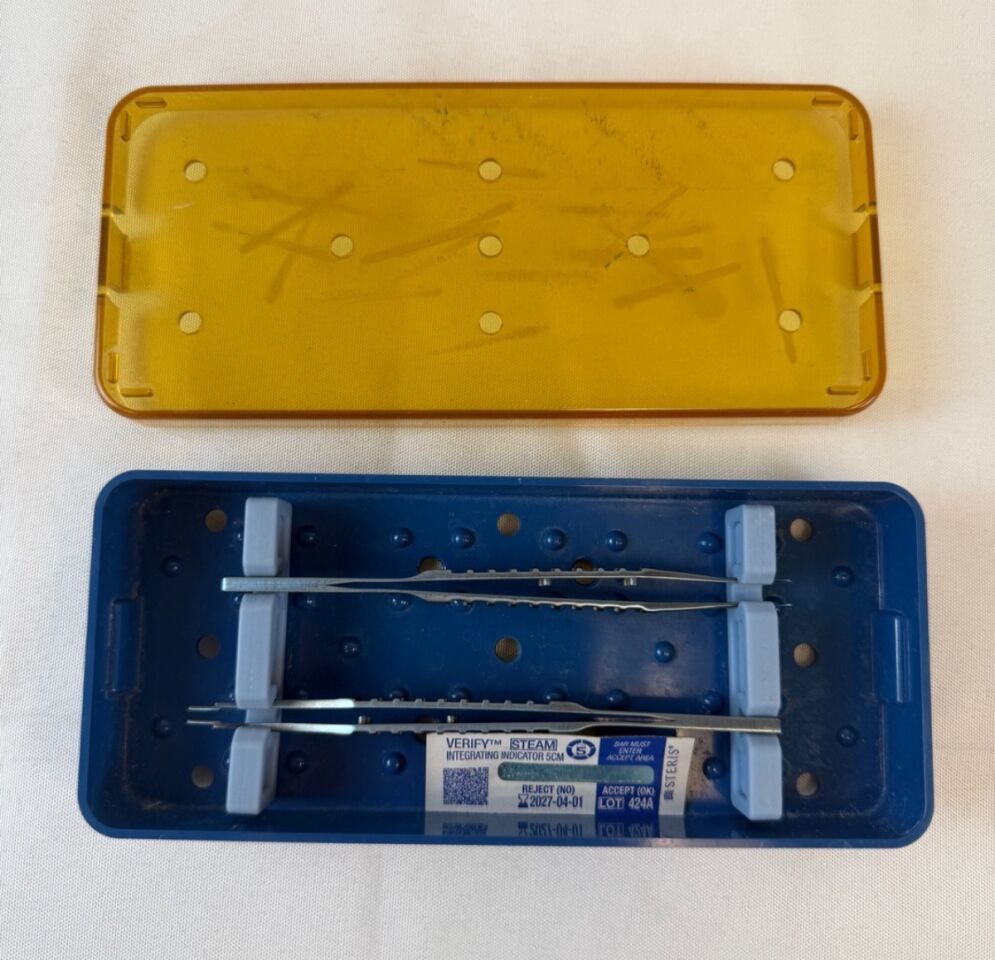 DUCKWORTH & KENT 2-774-1 DK7740 IOL Insertion & Folding Forceps Pair w/ Case