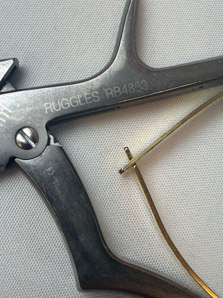 RUGGLES RB4853 Stealth Micro Kerrison Rongeur 3mm x 40deg Up x 8" Neuro Spine — photo 3