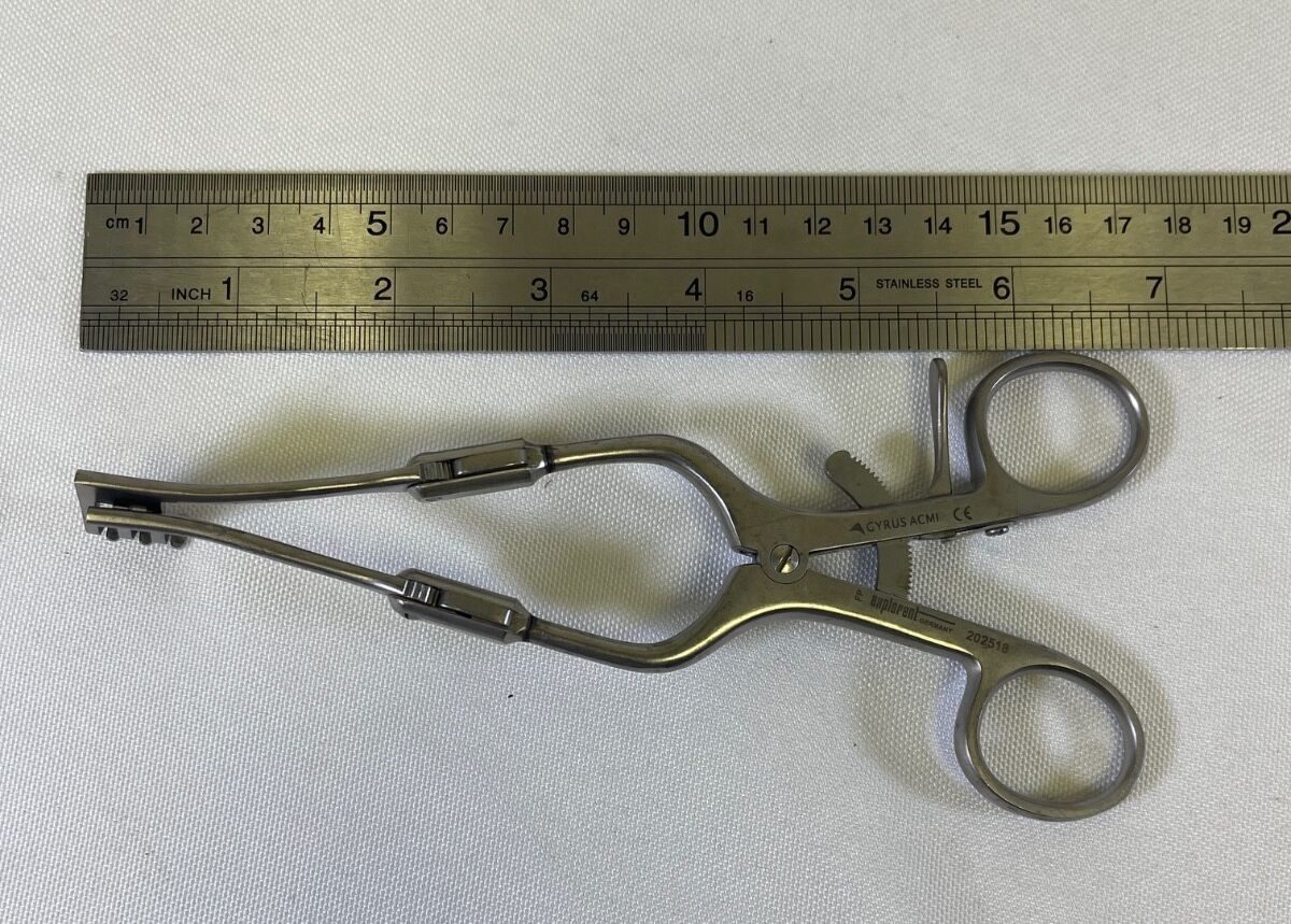 GYRUS ACMI 202518 Explor Adjustable Mastoid Retractor 3x3 Blunt Prong 7" ENT — photo 6