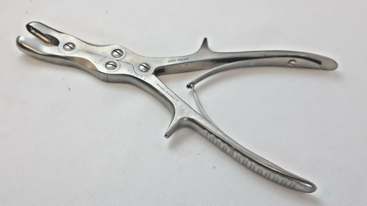 JARIT 230-231 Stille-Luer Rongeur 8-3/4" Curved 10mm Double Action — photo 1
