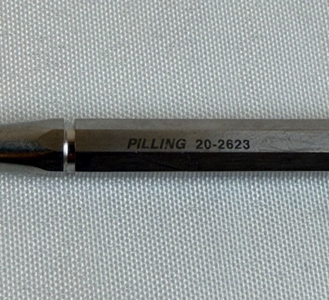 PILLING WECK TELEFLEX 20-2623 Barr Crypt Hook 10" Double Ended Retractor — photo 2