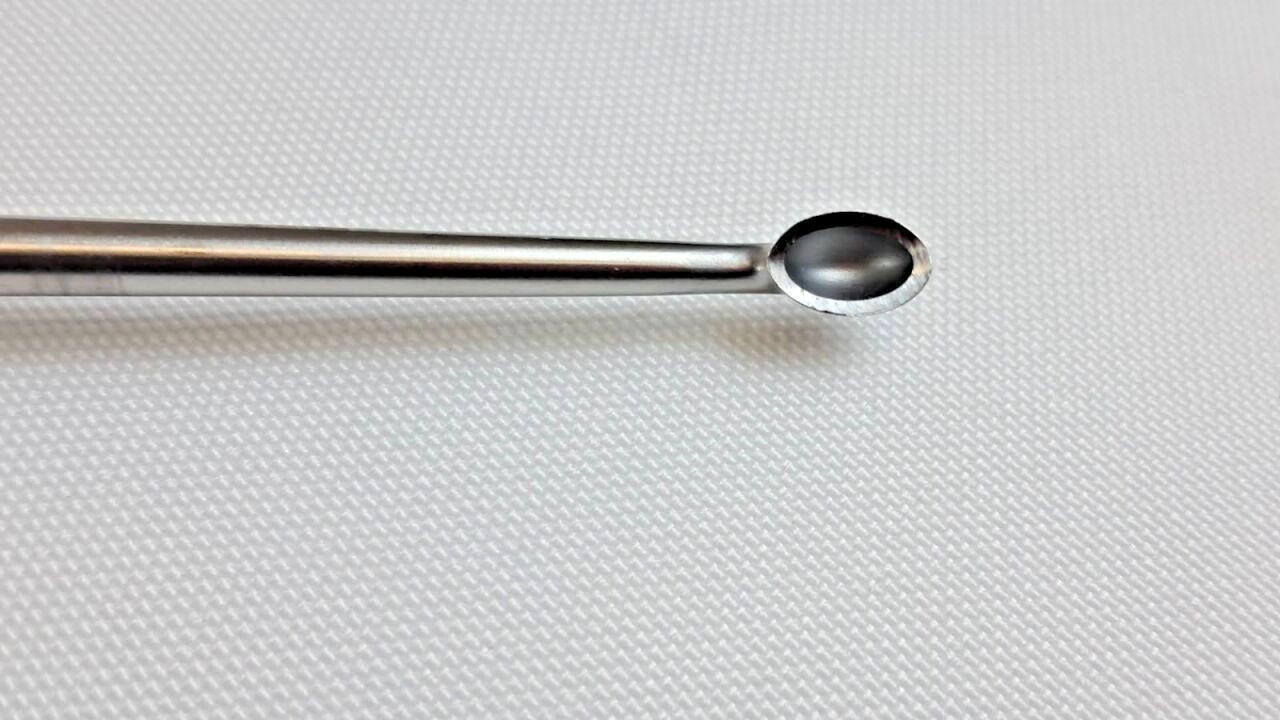 WALLIE HEINIG Lenox Maclaren Size 1 Straight Curette 4mm x 6.5mm Cup 15" — photo 5