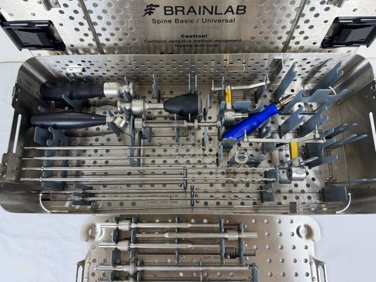 BRAINLAB 52306B Universal Spine Instruments Tray Set — photo 4