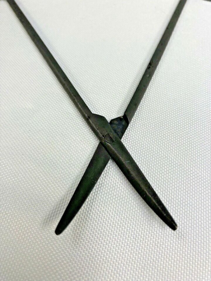 7" Blackened Anodized Curved Metzenbaum Surgical Scissors Laser — photo 4