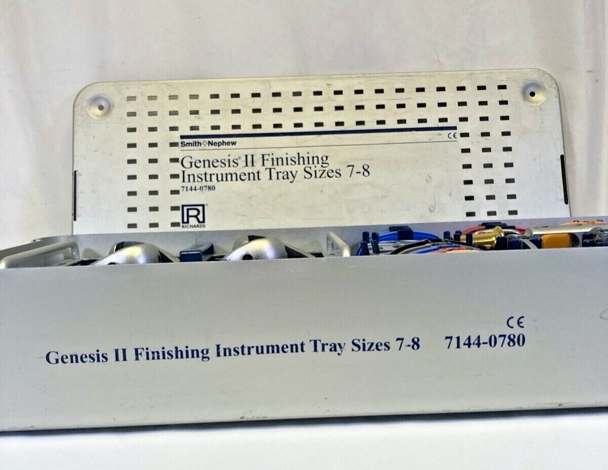 SMITH & NEPHEW 7144-0780 Genesis II Finishing Sizes 7-8 Instrument Tray — photo 8