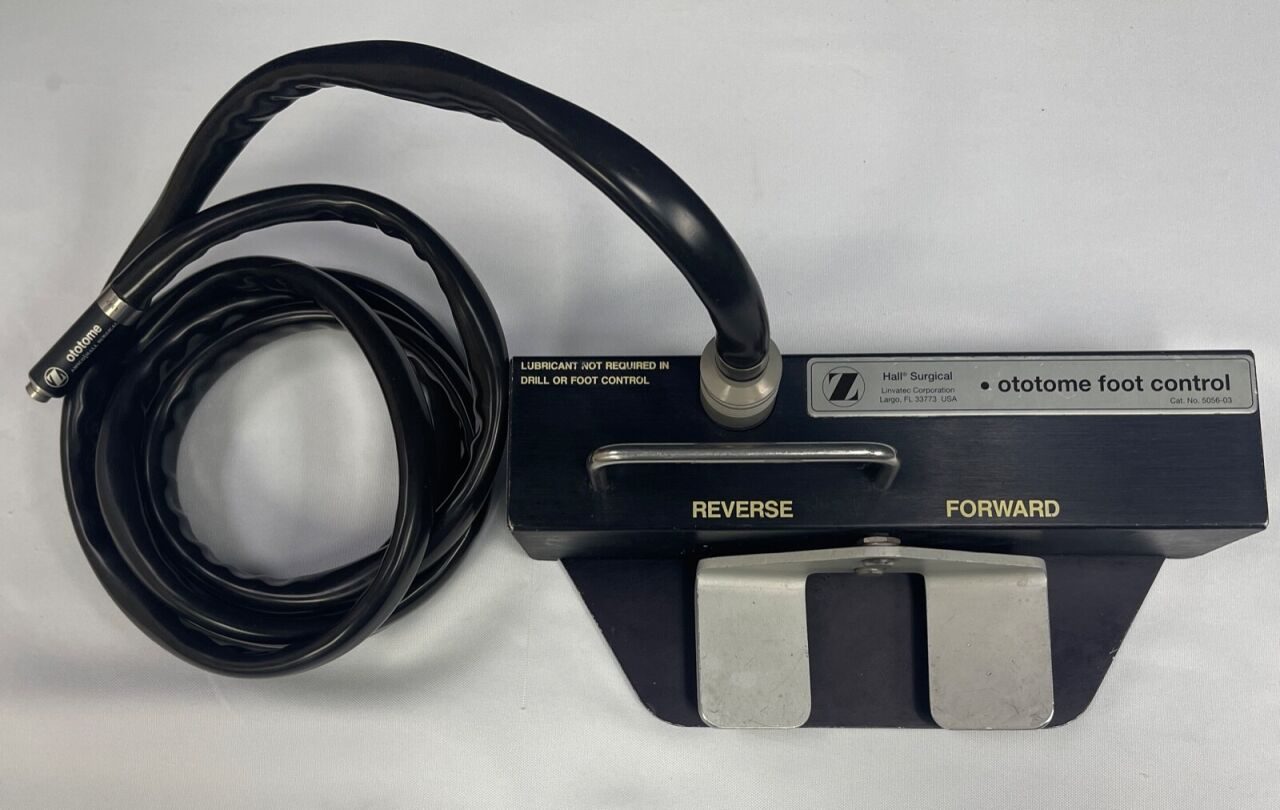 ZIMMER 5056-02 Pneumatic Ototome System w/ 5056-03 Foot Control — photo 1