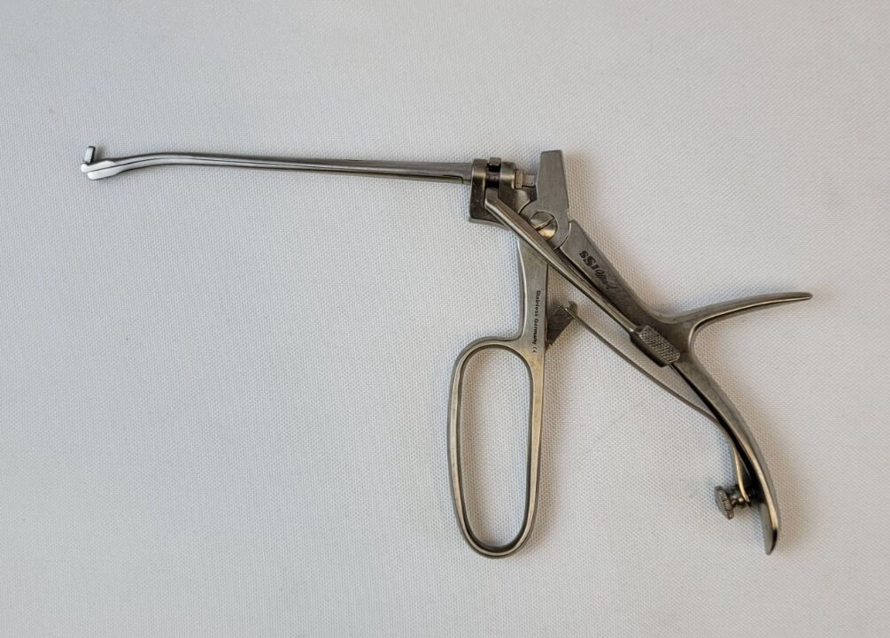 SSI 63-7000, 63-7030 Ostrum Antrum Backward Cutting Punch & Universal Handle ENT