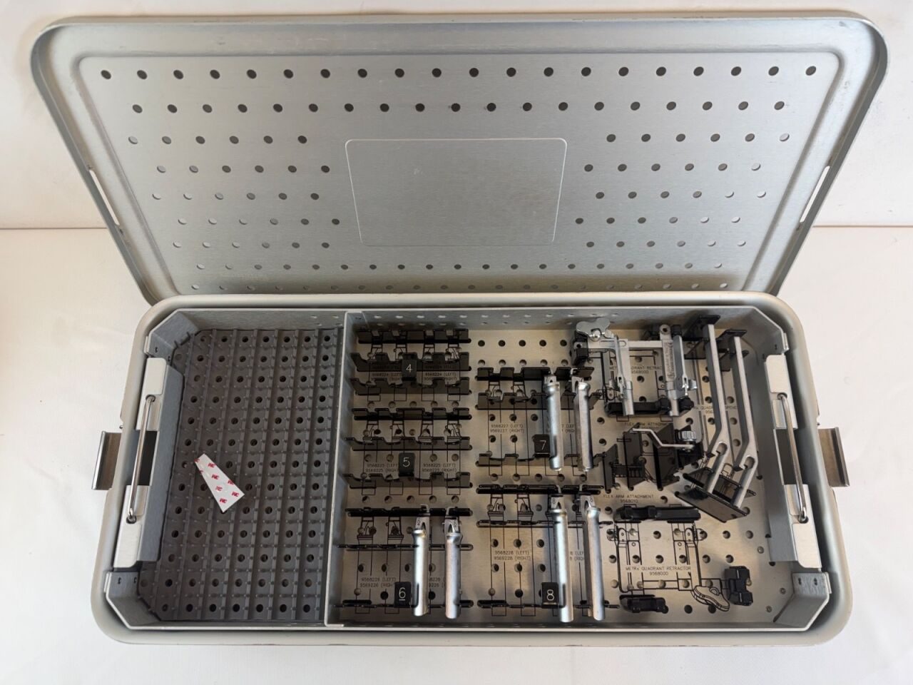 MEDTRONIC 9568013 Mast Quadrant Retractor System w/ Case Neurology Spine Ortho