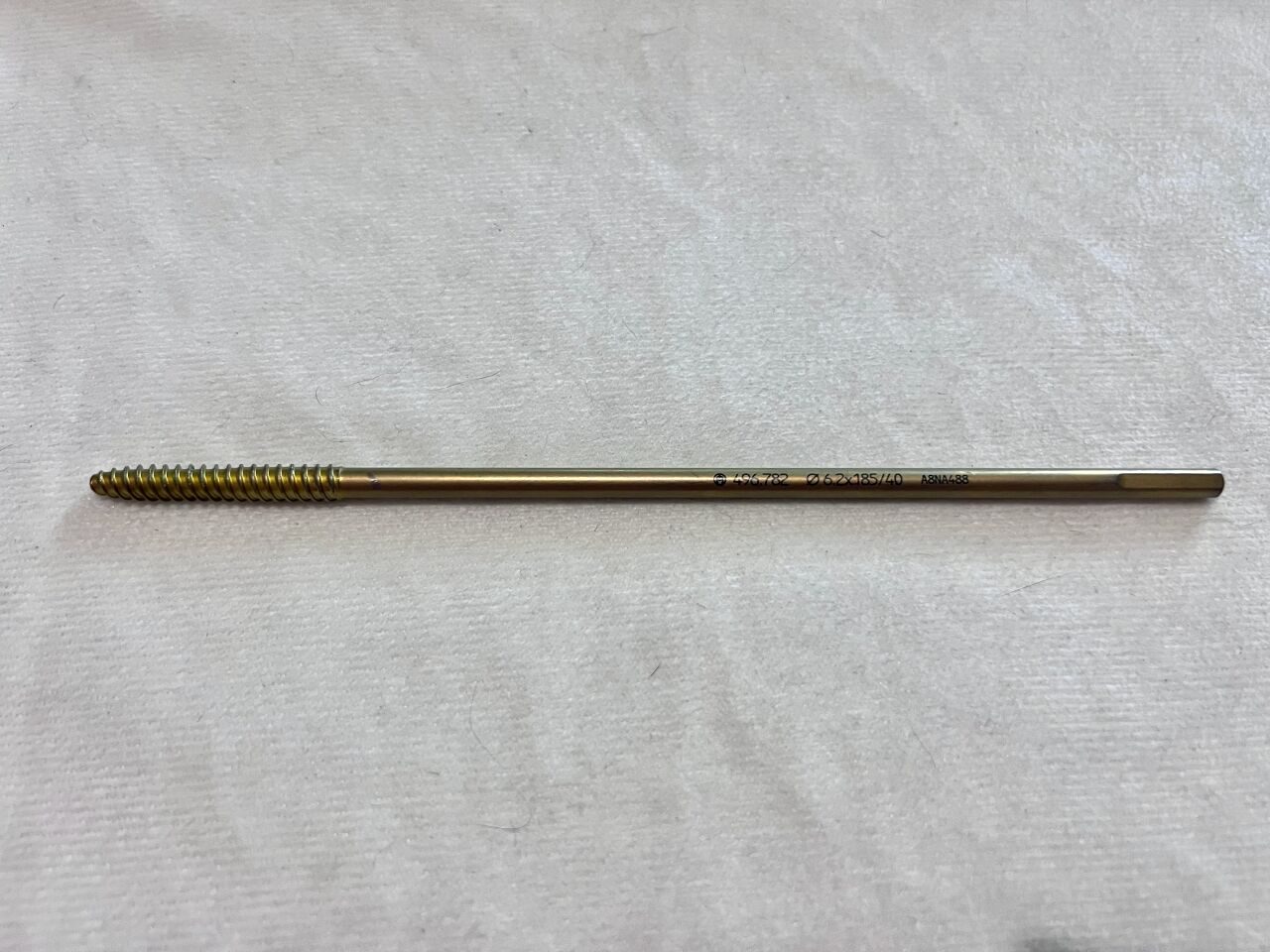 SYNTHES 496.782 Spinal Bone Screw 6.2x185/40