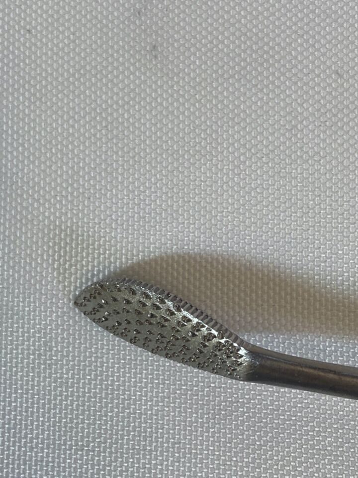 ZIMMER 1875-01 Orthopedic Rasp Heavy 12" Handle 1" Angled Tip Podiatry — photo 7