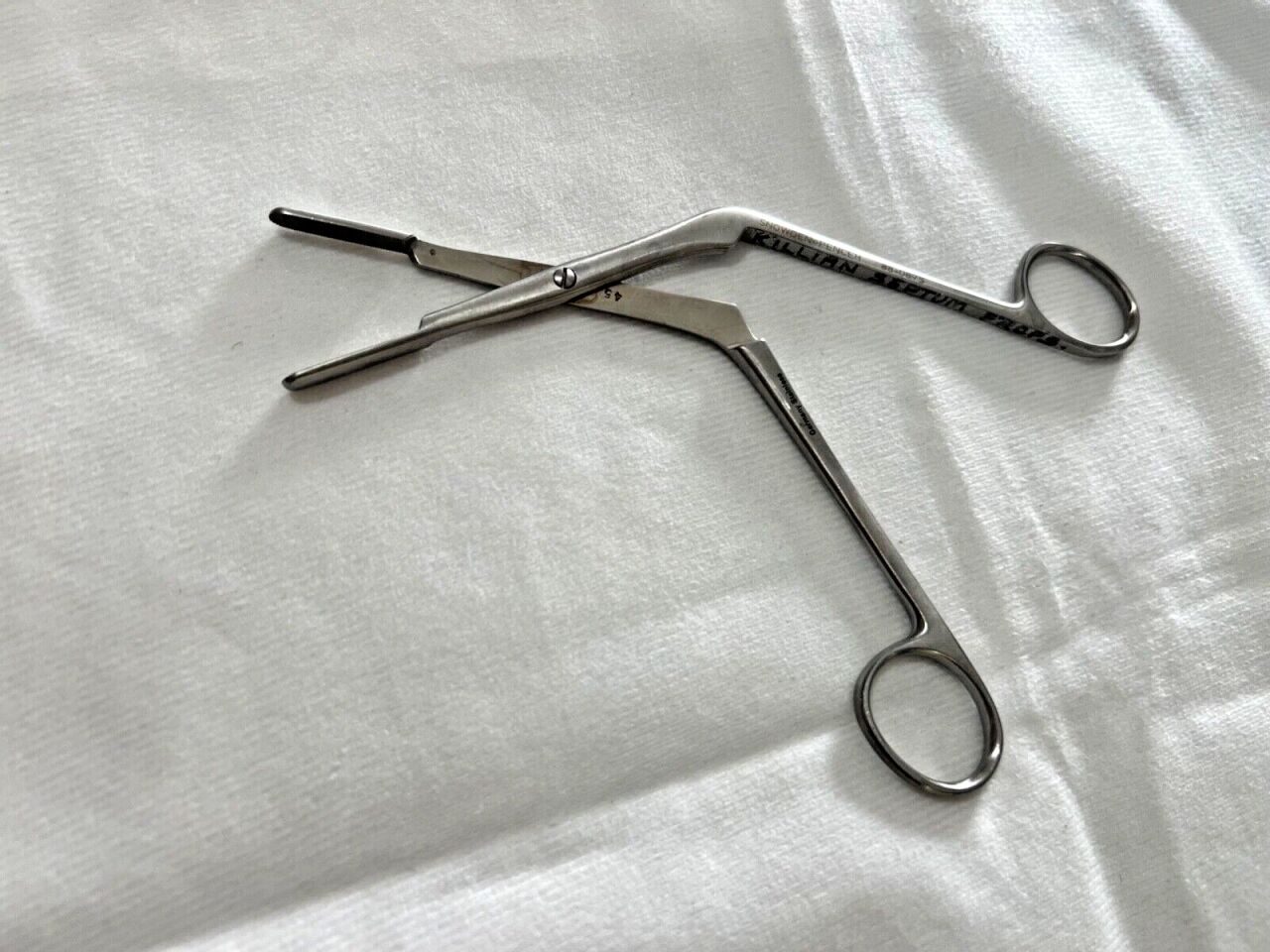 SNOWDEN-PENCER 88-0675 Sheen Killian Forceps Serrated Tips 7" Length — photo 2