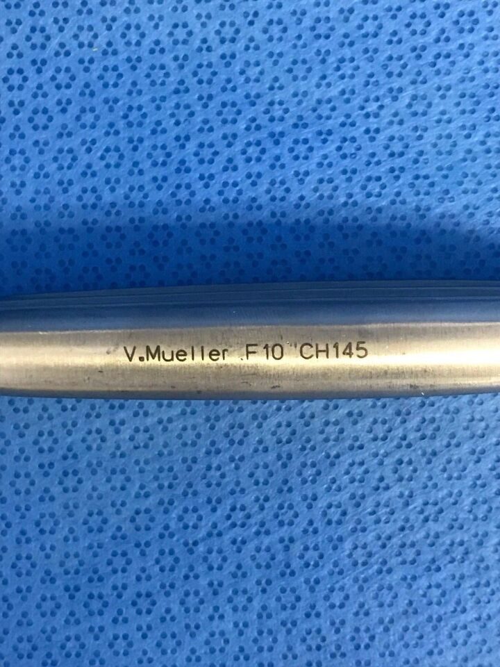 V. MUELLER CH145 Cameron-Haight Periosteal Elevator 12mm Round X 15mm Straight — photo 2