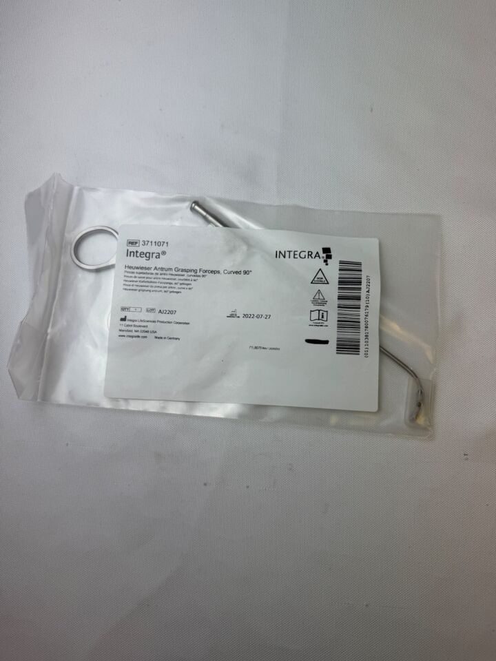 INTEGRA 3711071 HEUWIESER Antrum Grasping Forceps Jaw Curved Down 90deg — photo 6