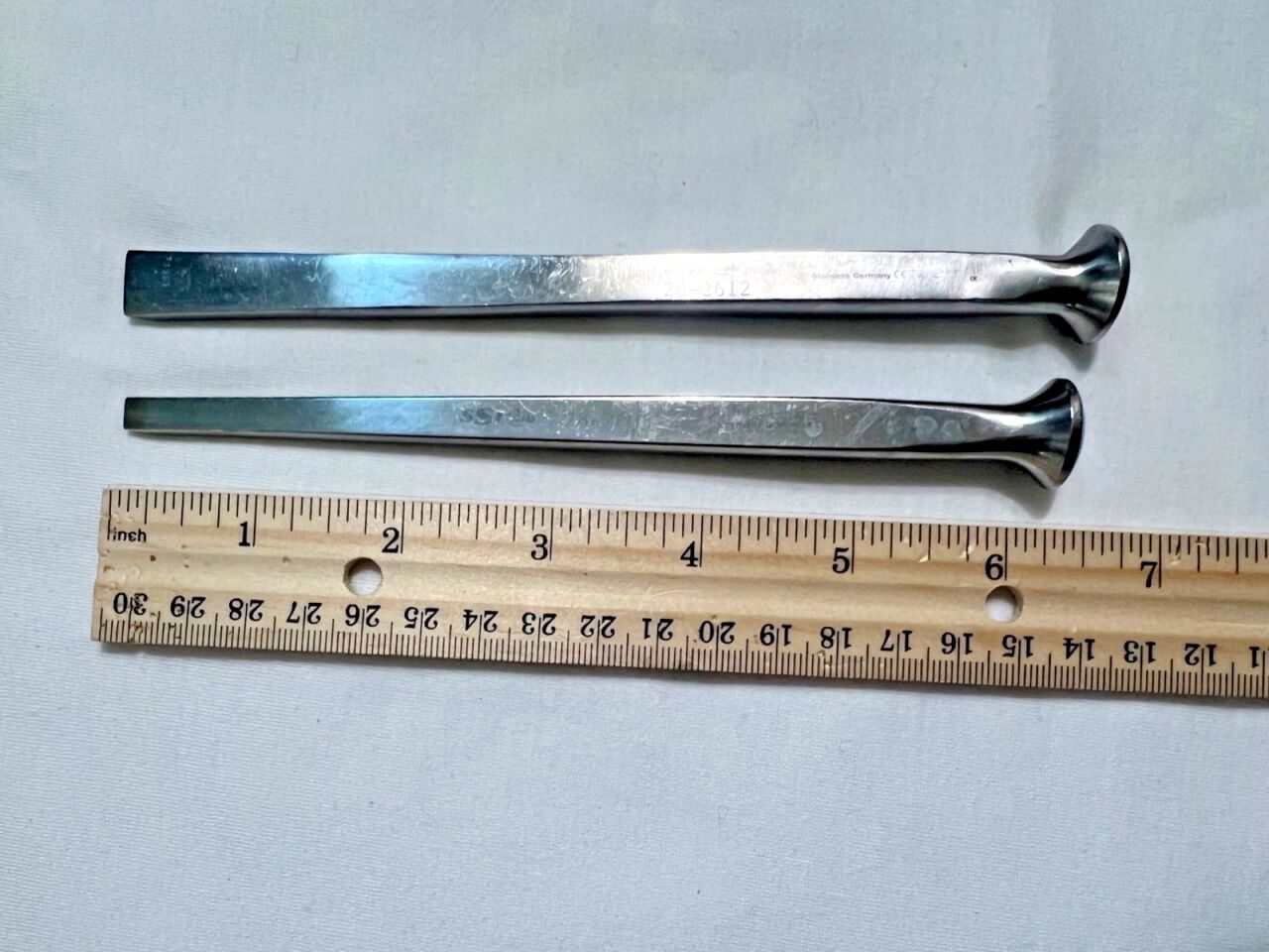 SSI ULTRA 28-2606 & 28-2612 Set of 2 Alexander Bone Chisels 6mm & 12mm — photo 4