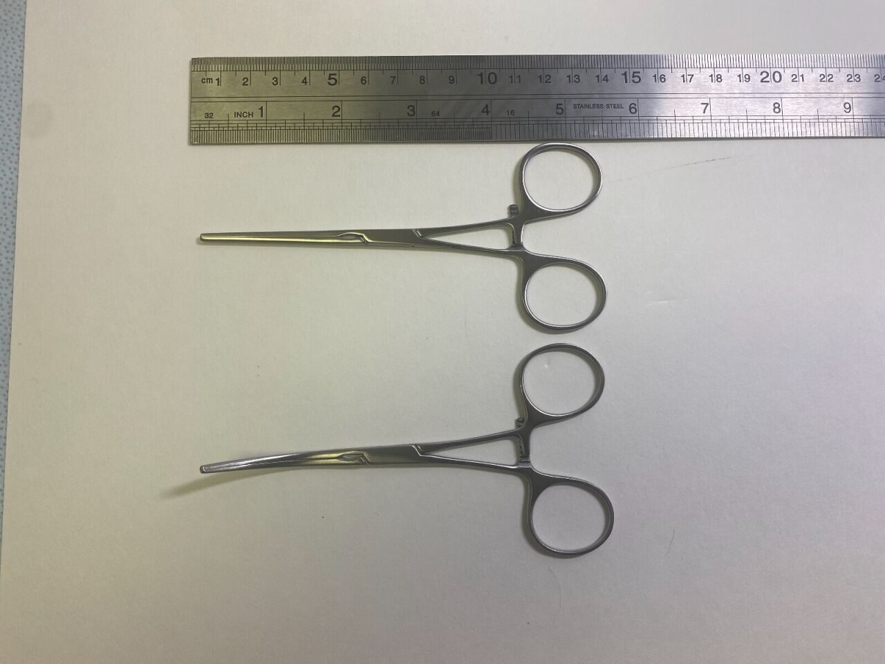 SYMMETRY 37-1070 & 37-1071 Glover Classic Bulldog Clamp Straight & Curved Set — photo 1