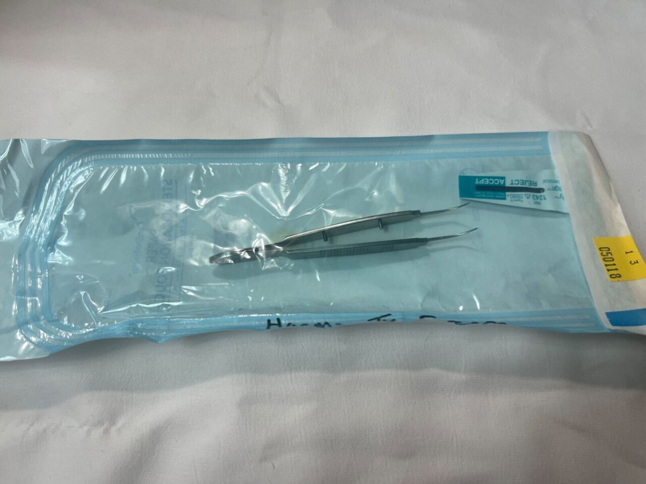 KARL STORZ E1888-C Harms-Tubingen Tying Forceps Curved 6.5mm Tips X 4" Length — photo 5