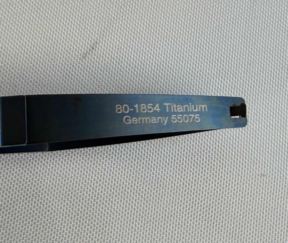 SYMMETRY 80-1854 Jones IMA Scissors Straight 6" Angled 45deg Tip Neuro Vascular — photo 3