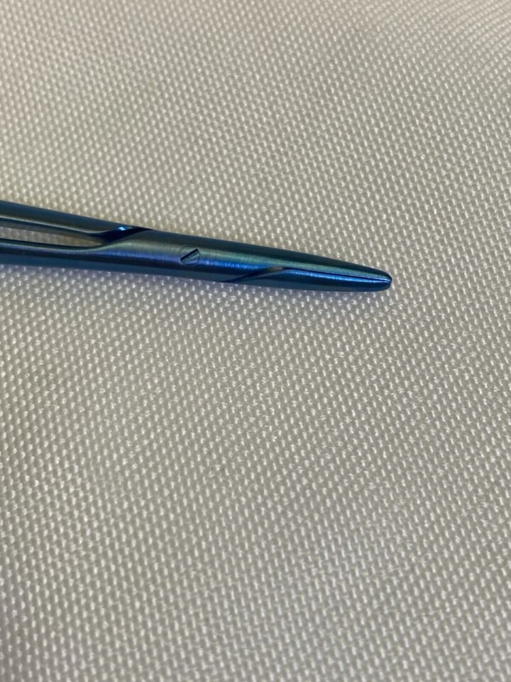 SYMMETRY SURGICAL 55-2544T Titanium Jacobson Needle Holder Straight w/o Lock 10" Length — photo 7