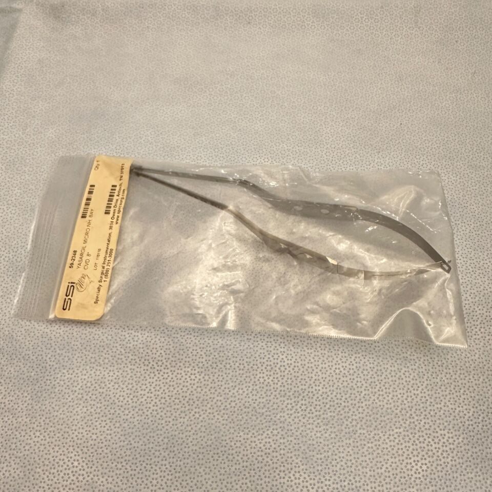 SYMMETRY SURGICAL 592348 Yasargil Micro Needle Holder Curved Upward 8" — photo 2