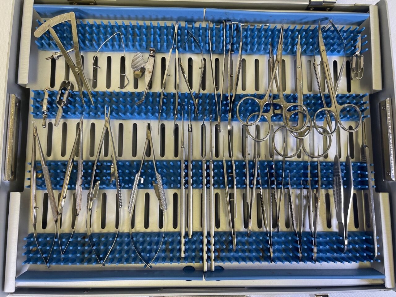 VARIOUS  33 Piece Storz Katena Ophthalmic Eye Muscle Tray w/ Sterilization Case — photo 2